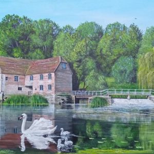 Sturminster Newton Mill With Swans