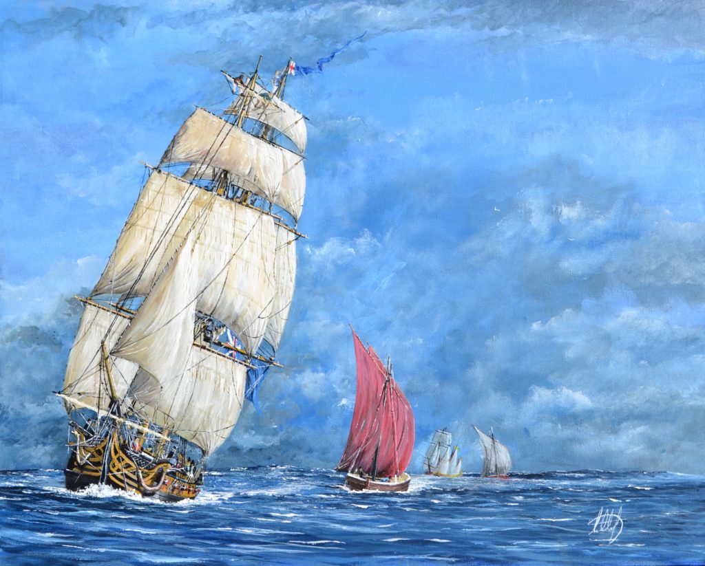 HMS Sophie, A Royal Navy 6th rate Ship from 1802